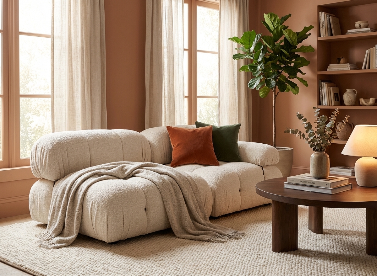 plush white sofa designer furniture