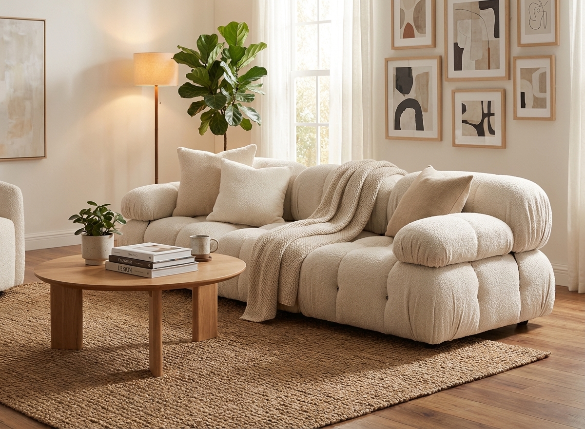 blue knoll ottoman designer furniture