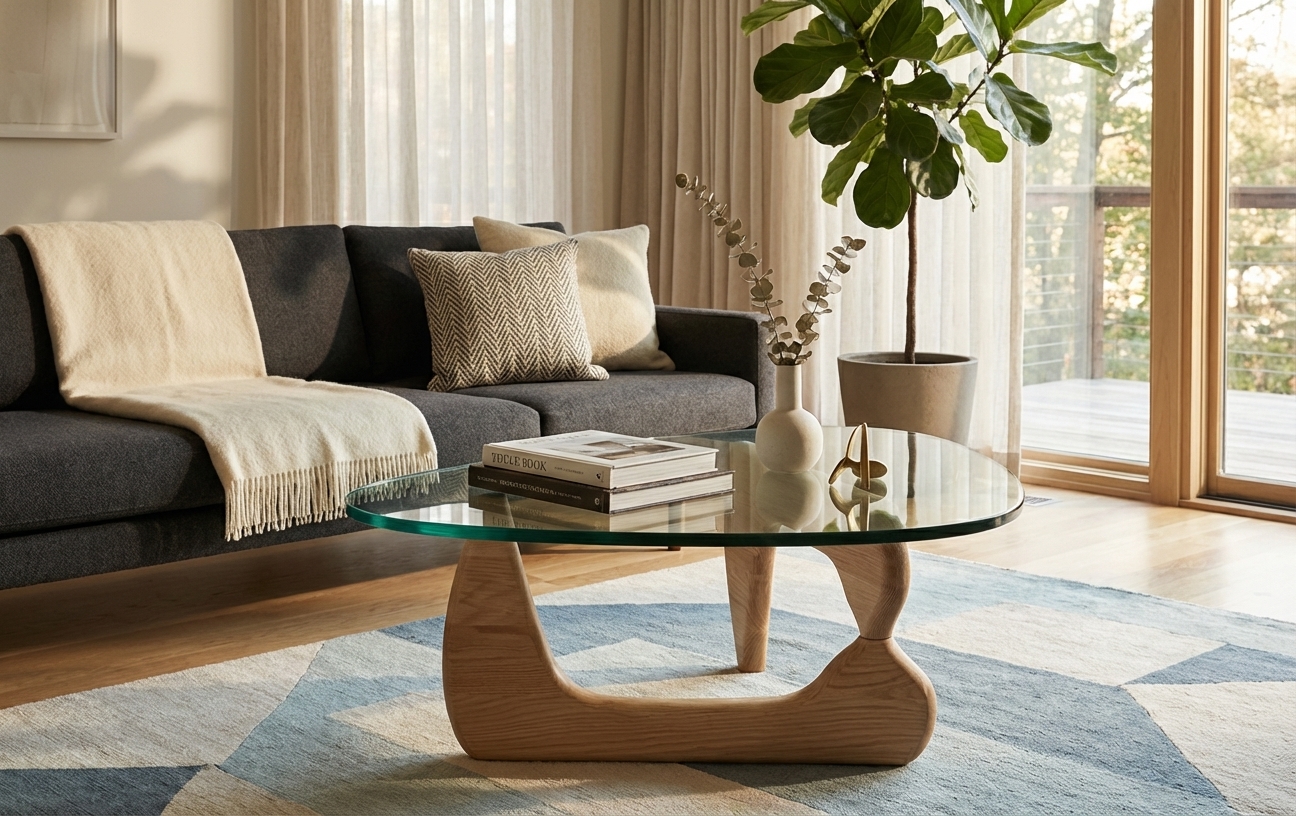 How to Style a Noguchi Table in Modern Interiors - Interior Styling