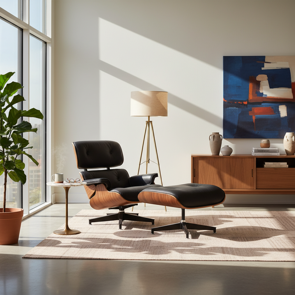 Modern furniture and lighting