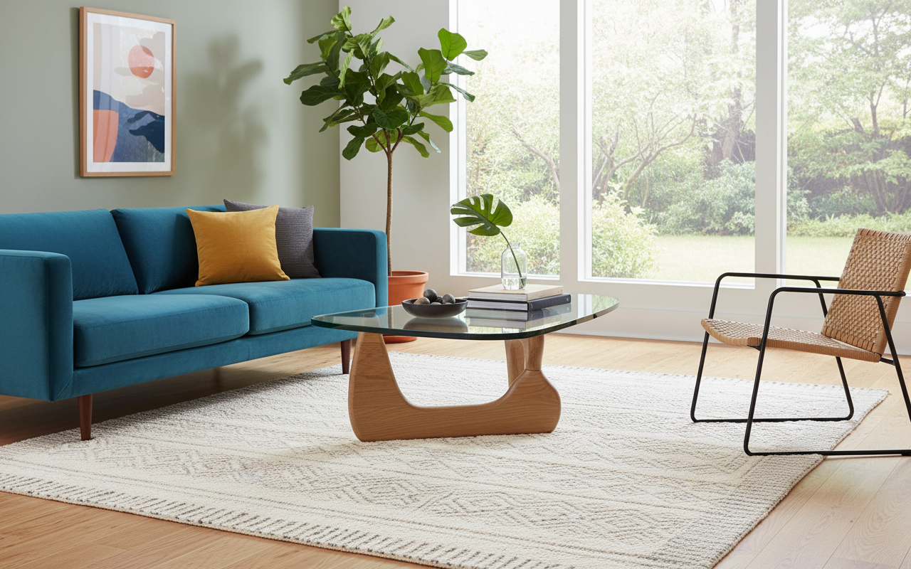 How to Style a Noguchi Table in Modern Interiors